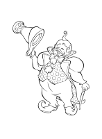 A coloring page of the wizard of oz